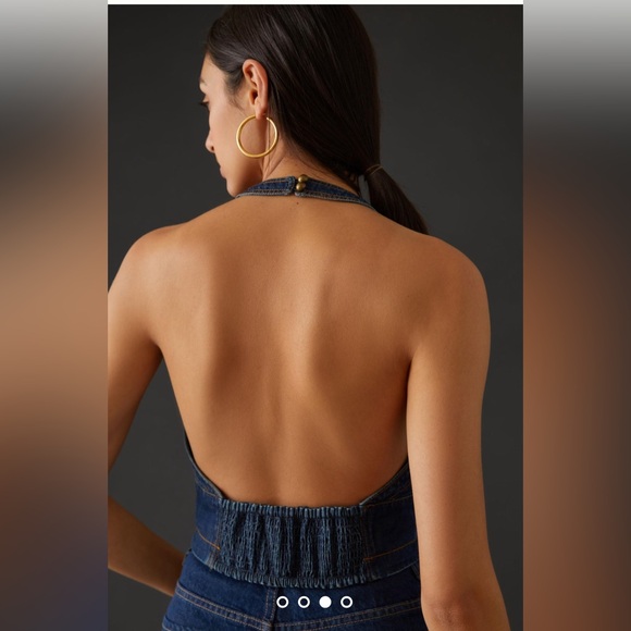 Pilcro Denim Tie Front Shirt / vest - Picture 3 of 15